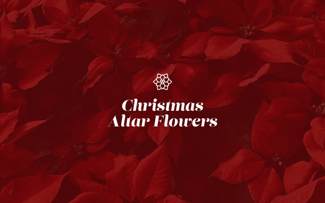 Christmas Altar Flowers