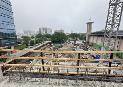The view from our new church staff office overlooking the park.