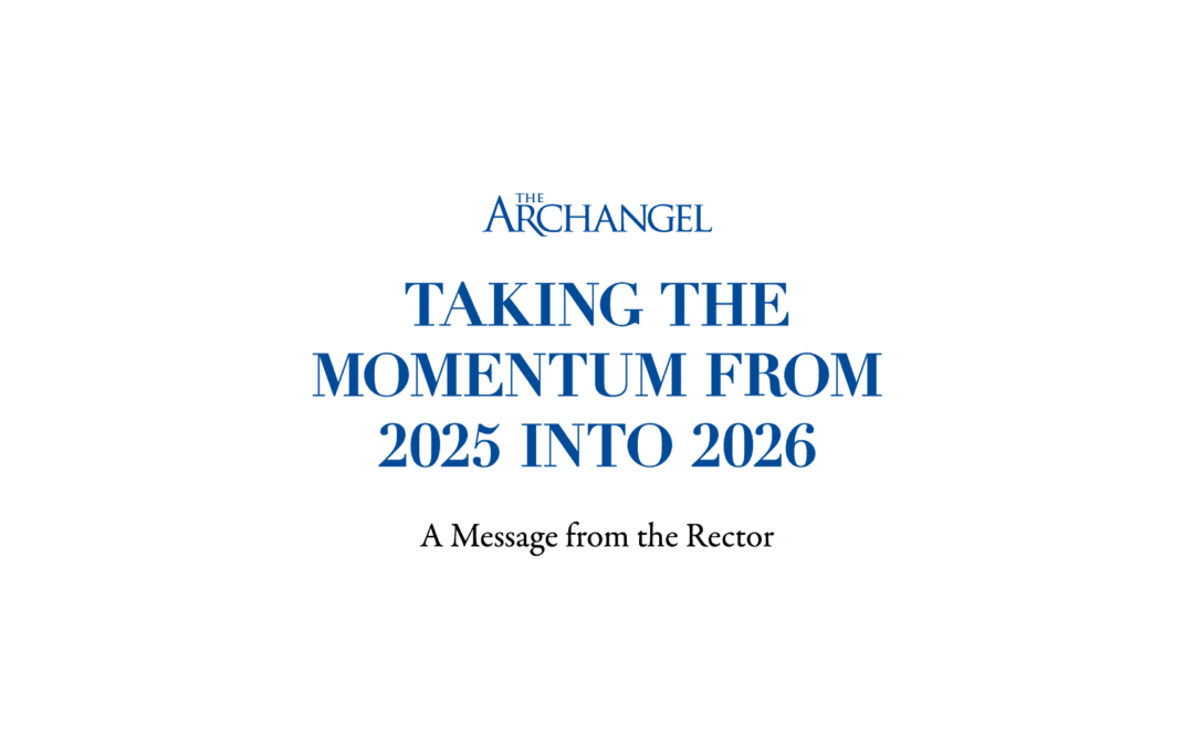 Taking the Momentum from 2025 into 2026 by the Rev. Dr. Christopher D. Girata
