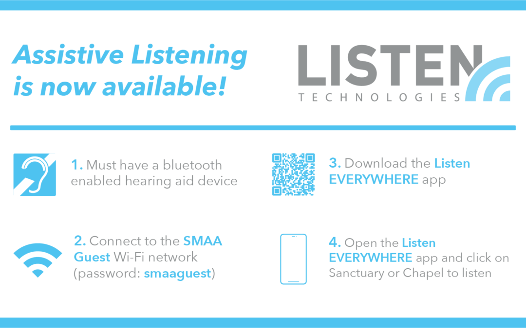 WiFi Assistive Listening Now Available in the Sanctuary and Saint Michael Chapel