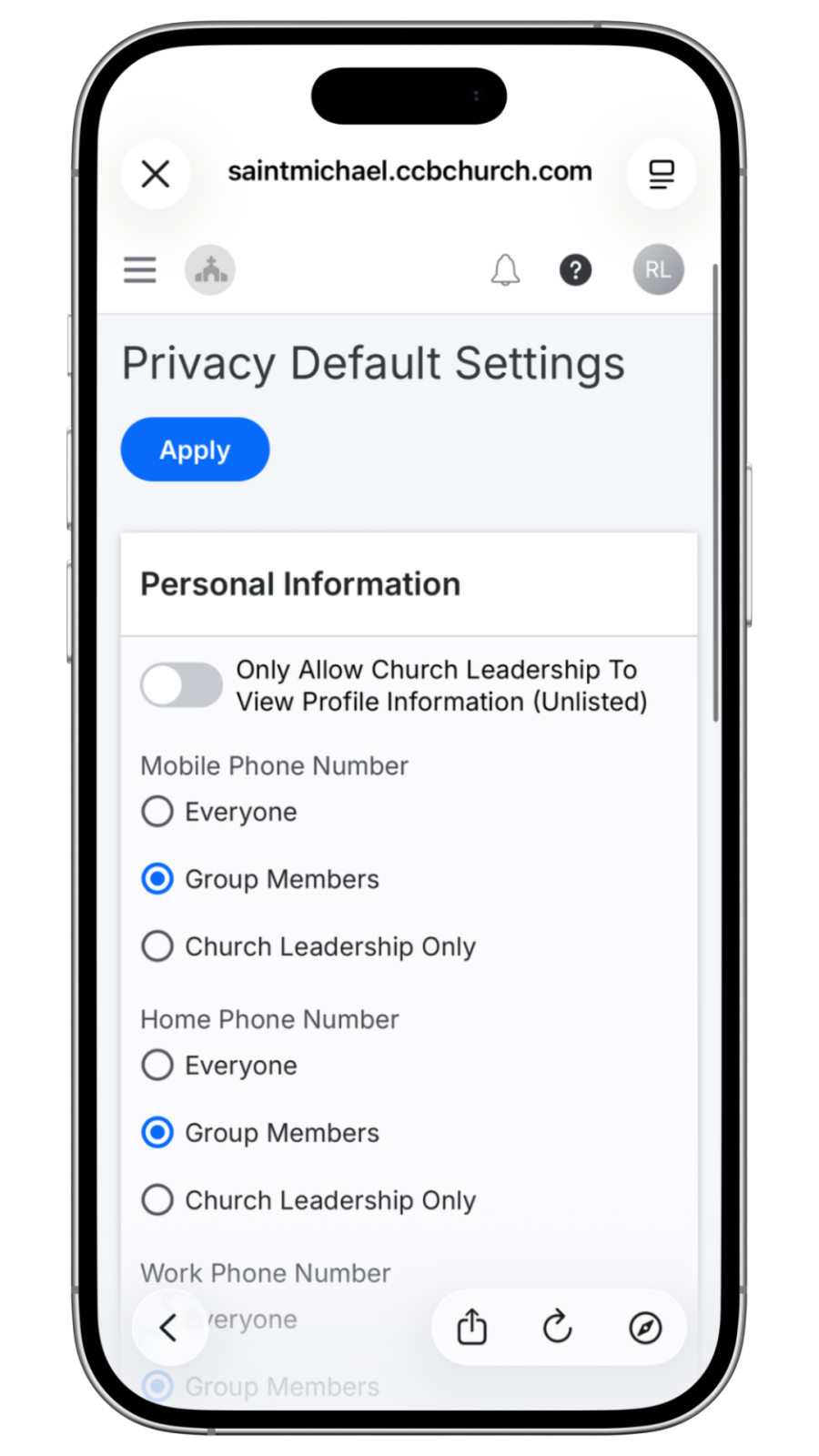 Update Privacy Settings (5)